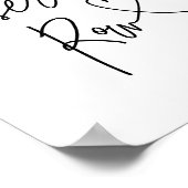 美しい予約済みの列、黒結婚の儀式 ポスター (角)