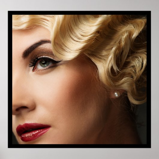 美しい人々レトロ写真芸術シリーズ ポスター (正面)