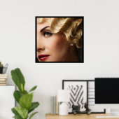 美しい人々レトロ写真芸術シリーズ ポスター (ホームオフィス)