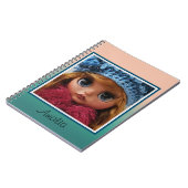 美しい人形ブライザ大きな目のファッションスタイリッシュおもしろい ノートブック (左側)