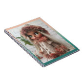 美しい人形ブライザ大きな目のファッションスタイリッシュおもしろい ノートブック (右側)