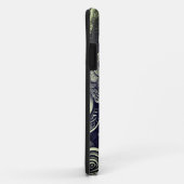 美しい人形顔イラストレーション、白黒 Case-Mate iPhoneケース (裏面/右)