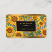 美しい人気があるひまわりコレクション 名刺 (正面)
