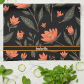 美しい人気があるヴィンテージフローラ収集 キッチンタオル (折り畳み)