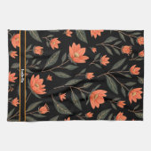 美しい人気があるヴィンテージフローラ収集 キッチンタオル (横)