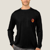 美しい人生の夕焼けアート トライブレンドTシャツ (正面)