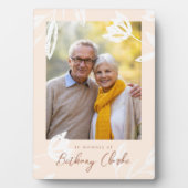 美しい人生の自然なトーンとフローラ写真Pl フォトプラーク (正面)