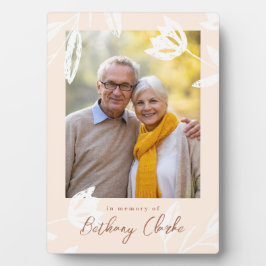 美しい人生の自然なトーンとフローラ写真Pl フォトプラーク