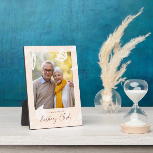 美しい人生の自然なトーンとフローラ写真Pl フォトプラーク (側面)