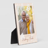 美しい人生の自然なトーンとフローラ写真Pl フォトプラーク (側面)