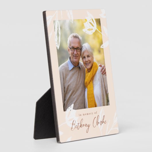 美しい人生の自然なトーンとフローラ写真Pl フォトプラーク (側面)