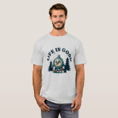 美しい人生は良いもの+Tシャツ Tシャツ (正面フル)