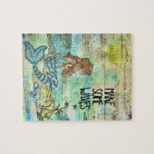 美しい人魚いくつかの波をジグソーパズル ジグソーパズル (横)