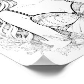 美しい人魚の大人の色 ポスター (角)