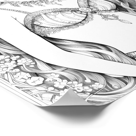 美しい人魚の大人の色 ポスター (角)