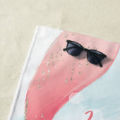 美しい人魚の女の子誕生日ビーチタオル好意 ビーチタオル (インサイチュ)