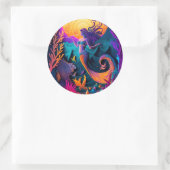 美しい人魚の海ニンフ ラウンドシール (バッグ)