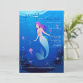 美しい人魚の誕生日パーティー 招待状 (スタンド正面)