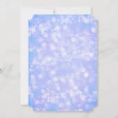 美しい人魚の誕生日《写真》ぼけ味デザイン 招待状 (裏面)