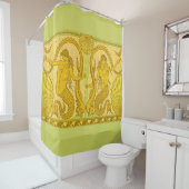 美しい人魚プリント シャワーカーテン (インサイチュ)