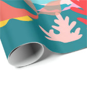 美しい人魚及び海洋生物(Med。/Lg。 イメージ) ラッピングペーパー (ロールコーナー)