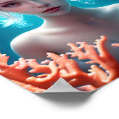 美しい人魚水中 ポスター (角)