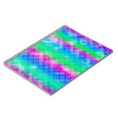 美しい人魚色のスペクトル ノートブック (左側)