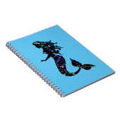 美しい人魚華美のシルエット ノートブック (右側)