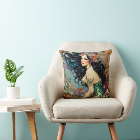 美しい人魚 クッション (椅子)