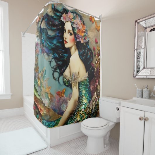 美しい人魚 シャワーカーテン (インサイチュ)
