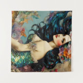 美しい人魚 タペストリー (正面(横))