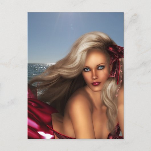 美しい人魚 ポストカード (正面)