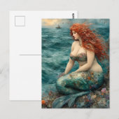 美しい人魚 ポストカード (正面/裏面)