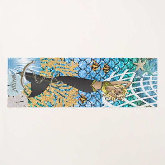 美しい人魚 ヨガマット (正面(横))