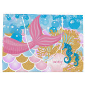 美しい人魚 ラージペーパーバッグ (裏面)