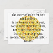 美しい仏教の名言 ヴィブラントマンデラ ポストカード (正面/裏面)