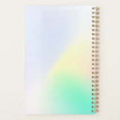 美しい企業のサロンメイクアップアーティストホログラフィー プランナー手帳 (裏面)