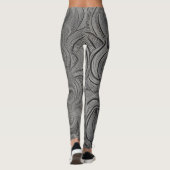 美しい伝統的な抽象的なレギンス レギンス (裏面)