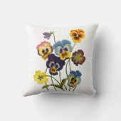 美しい伝統的ジャコビーンのシボ刺繍 クッション (裏面)