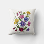 美しい伝統的ジャコビーン クッション (裏面)