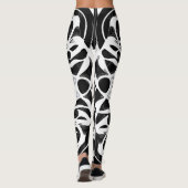 美しい伝統的抽象芸術アートレギンス レギンス (裏面)