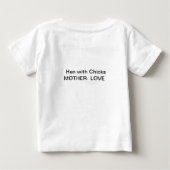 🌿美しい伝統的芸術：チックスと鶏。 ベビーTシャツ (裏面)