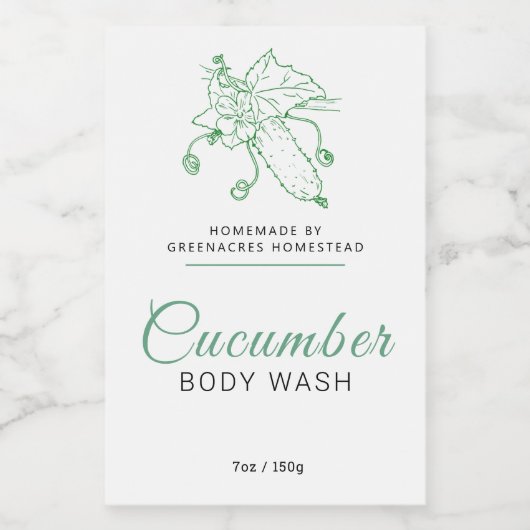 美しい体ウォッシュラベルキュウリーアートロゴ ワインラベル (シングルラベル)