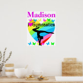 美しい体操のポスタパーソナライズされたー ポスター (キッチン)