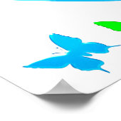 美しい体操のポスタパーソナライズされたー ポスター (角)