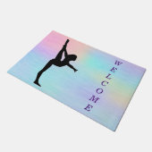 美しい体操ウェルカムドアマット ドアマット (アングル)