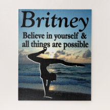 美しい体操ガールパーソナライズされたパズル