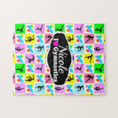 美しい体操バタフライデザイン ジグソーパズル (横)