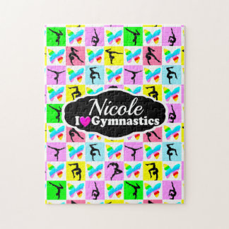 美しい体操バタフライデザイン ジグソーパズル