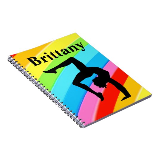 美しい体操パーソナライズされた雑誌 ノートブック (右側)